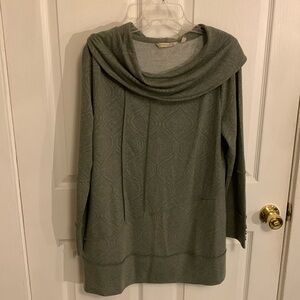 Soft Surroundings Green Tunic Top